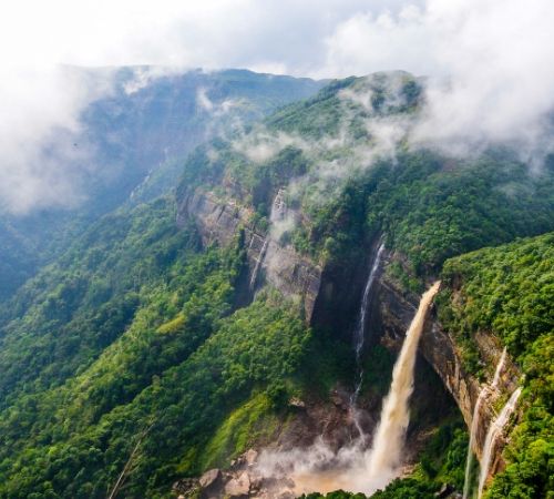Waterfall in Cherrapunjee
